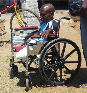 Malawi Man in a Wheelchair